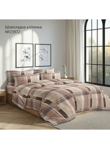 Бязь 23972 "Шоколадна клітинка"